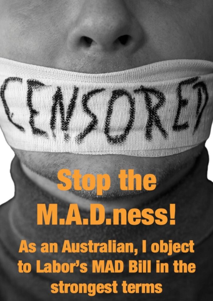 Stop the MADness! Censorship